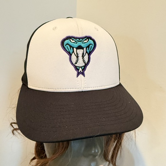 R & M Richards Other - Arizona Diamondbacks Old Snake Logo Hat Richardson PTS‎ Fitted Small Flexfit Cap